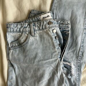 ROLLA’S Light wash Distressed Women's Jeans